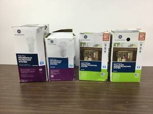 lot 32 image: Mixed Lot Of 4 Genral Electric Home Filtration Systems
