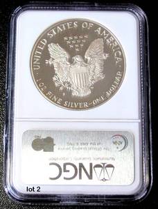lot 2 image: 1987-S Silver American Eagle