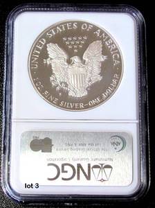 lot 3 image: 1988-S Silver American Eagle
