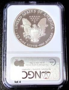 lot 4 image: 1989-S Silver American Eagle