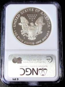 lot 9 image: 1994-P Silver American Eagle