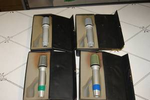 lot 13 image: LOT OF 4 AKG D200E1 VINTAGE MICROPHONE WITH CASE