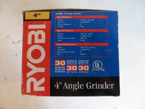 lot 42 image: Ryobi 4 Angle Grinder