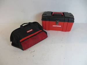 lot 47 image: Craftsman Toolbox & Bag