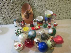 Assorted Christmas Ornaments Etc  F...