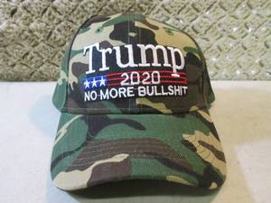 Camo Trump 2020 No More BS Embroide...