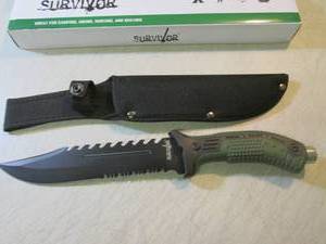 12 34 Survivor Knife with Sheath ...