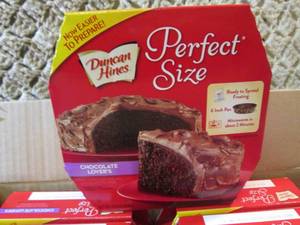 Duncan Hines Perfect Size Chocolate...