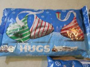 3 Bags of Hersheys Hugs Best by Aug...