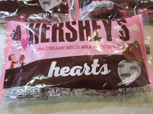 3 Bags of Hersheys Hearts Best by O...
