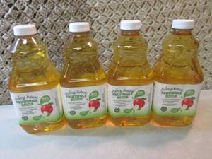 4 Bottles of Organic Apple Juice Be...