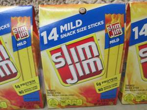 3 Boxes of Slim Jim Mild Smoked Sna...