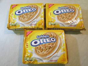 3 Packs of Golden Oreo Cookies Best...