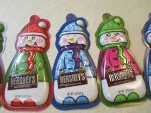 12 Hersheys Milk Chocolate Snowman ...