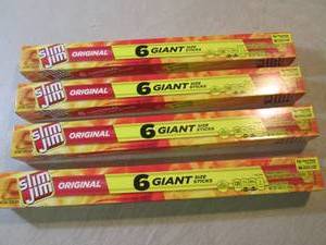 4 Boxes of 6 Giant Size Slim Jim Mi...