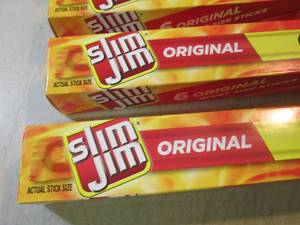 4 Boxes of 6 Giant Size Slim Jim Mi...