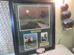 Framed Jack Nicklaus Photos with Si...