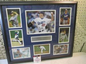 Framed Clayton Kershaw Photos with ...