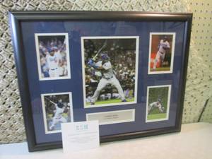 Framed Yasiel Puig Photos with Sign...
