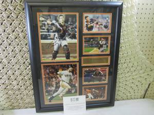 Framed Buster Posey Photos with Sig...