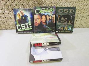CSI Seasons 3-5 and Mad Men Seasons...