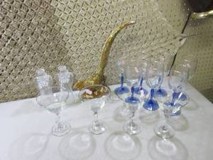 Assorted Decor and Glasses  D-2...
