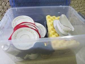 Dish Set in Tote with Lid  A-2...