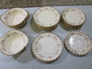 Lot of 22 Carat Pure Gold Trimmed P...