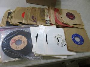 Lot of Assorted Vintage 45 Records ...