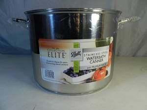 lot 9 image: Brand New Ball Collection Elite Stainless Steel Waterbath Canner with Premium Rack
