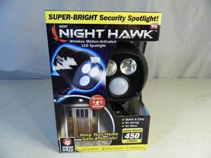 lot 15 image: New Nighthawk Wireless Motion Activated LED Spotlight
