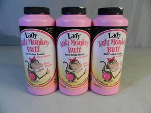 lot 37 image: 3 New Bottles of Lady Anti Monkey Butt Anti Friction Powder