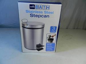 lot 48 image: New Stainless Steel 3 Liter Stepcan