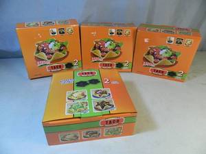 lot 71 image: 4 New Taco Bowl Sets