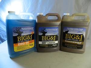 lot 80 image: 3 New Jugs of Big and J Long Range Attractant