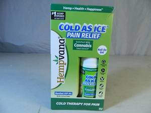 lot 98 image: New HempVana Cold As Ice Pain Relief