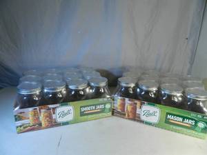 lot 102 image: 24 New 12 Quart Ball Jars