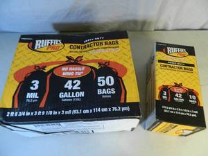 lot 163 image: New Heavy Duty Contactor Bags