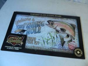 lot 190 image: New Tempered Glass Cuttingboard
