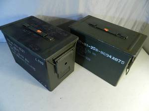 lot 6 image: Genuine Military Surplus Ammo Cans