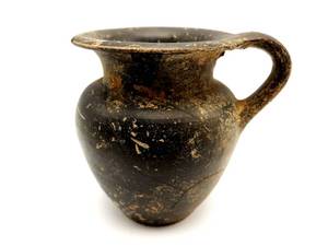 lot 3 image: Xenoware Etruscan Stoneware Pitcher 5th - 6th Century B.C