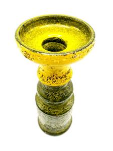 lot 415 image: Rosenthal Netter Mid-Century Modern Green & Yellow Candlestick With Tags