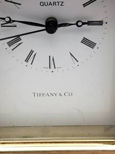 lot 19 image: Tiffany & Co Brass Carriage Clock