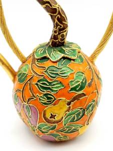 lot 26 image: Japanese Enameled Tea Pot