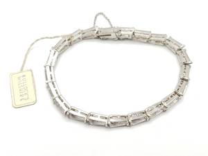 lot 602 image: Ladies Vintage Clear Stone Bracelet