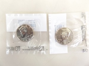 2 Littleton Graded 2007-P and D Kennedy Uncirculated Half Dollars