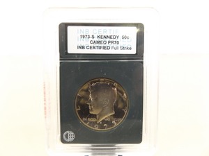 Professionally Graded 1973-S Kennedy Half Dollar