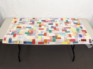 Vintage Hand Made Patchwork Toddler Quilt