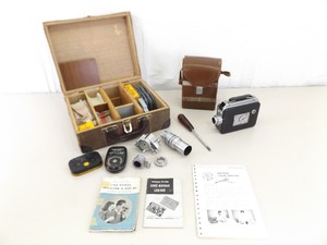 Vintage Cine Kodak Magazine 8 Movie Camera and Accessories