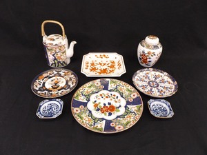 Vintage Imari Teapot, Ginger Jar, Plates, etc.